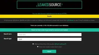 LeakedSource screenshot