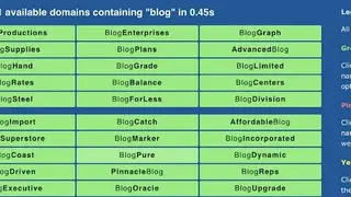 Lean Domain Search screenshot