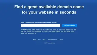 Lean Domain Search screenshot