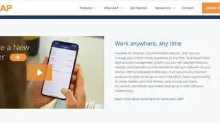 LEAP screenshot