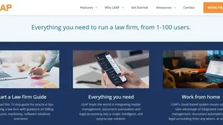 Leap legal software screenshot
