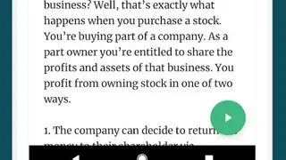 Learn: how to invest in stocks screenshot