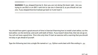 Learn Python the Hard way screenshot