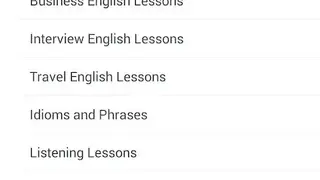 Learn to speak English grammar screenshot