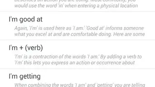 Learn to speak English grammar screenshot