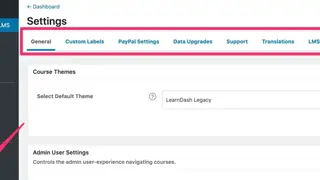 LearnDash screenshot