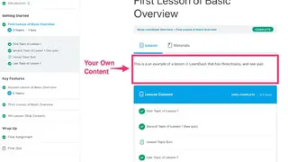 LearnDash screenshot