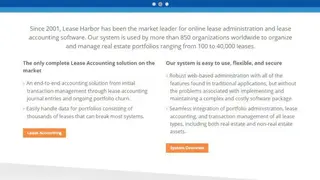 Lease Harbor screenshot