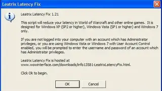 Leatrix Latency Fix screenshot