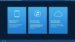 LEAW iOS Data Recovery screenshot