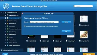 LEAW iOS Data Recovery screenshot