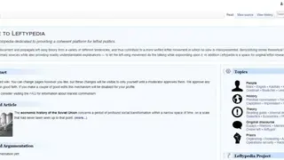 Leftypedia screenshot