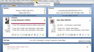 Legacy Family Tree screenshot
