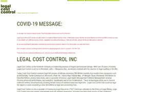 Legal Cost Control screenshot