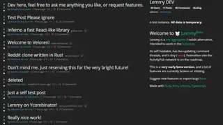 Lemmy screenshot