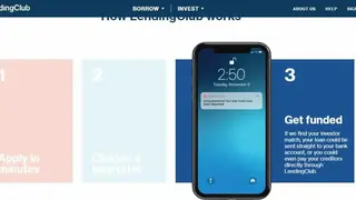Lending Club screenshot