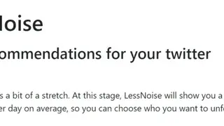 Less Noise screenshot