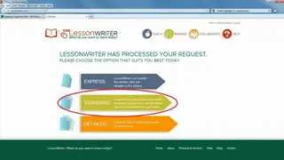 LessonWriter screenshot