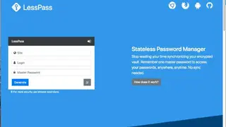 LessPass screenshot