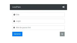 LessPass screenshot