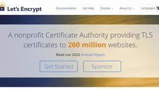 Let’s Encrypt screenshot