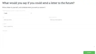 Letter to my future self screenshot
