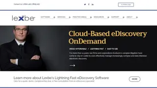 Lexbe eDiscovery Platform screenshot