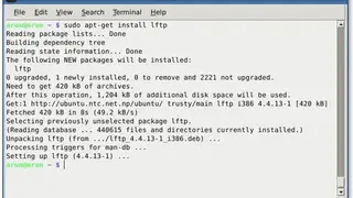 lftp screenshot