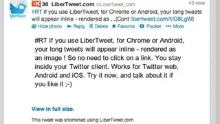 LiberTweet screenshot