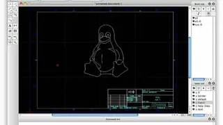 LibreCAD screenshot