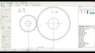 LibreCAD screenshot