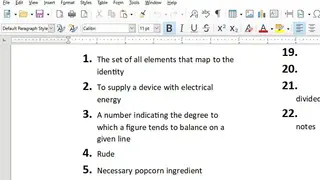 LibreOffice screenshot