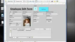 LibreOffice Base screenshot