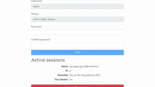 LibreSignage screenshot