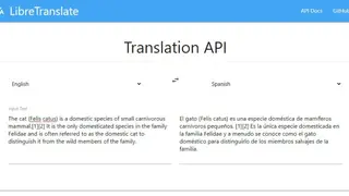 LibreTranslate screenshot