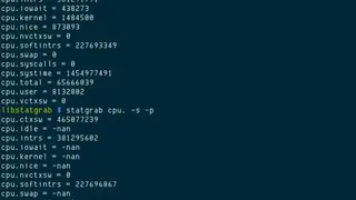 Libstatgrab screenshot
