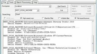 LicenseCrawler screenshot