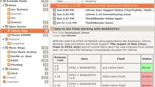 Liferea screenshot