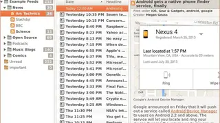 Liferea screenshot
