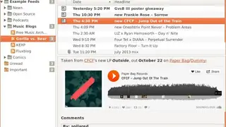 Liferea screenshot
