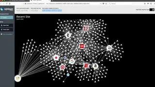 Lightbeam for Firefox screenshot