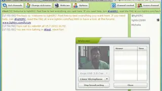 lightIRC screenshot