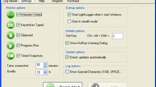 LightLogger Keylogger screenshot