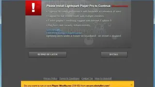 Lightspark screenshot