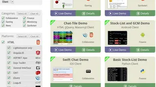 Lightstreamer screenshot