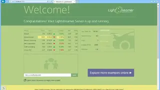 Lightstreamer screenshot