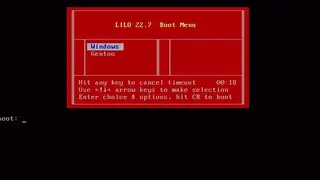 LILO Boot Loader screenshot