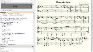 LilyPond screenshot
