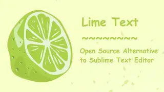 Lime Text screenshot