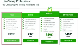LimeSurvey screenshot